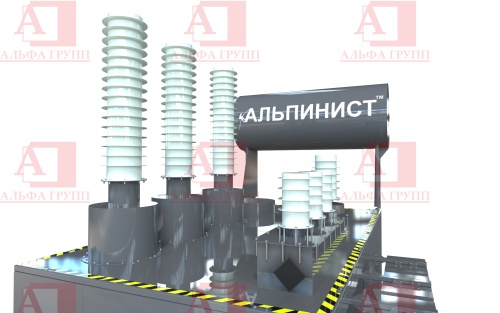 Учебно-тренировочный полигон ПА-МТ01 (Модуль Трансформатор) от АЛЬФА ГРУПП для практических занятий на высоте и в замкнутом пространстве с применением средств индивидуальной защиты и стационарных анкерных систем.  